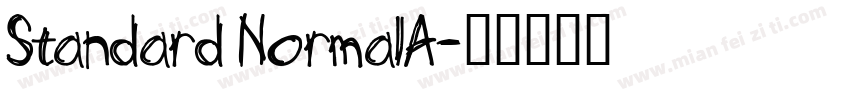 Standard NormalA字体转换